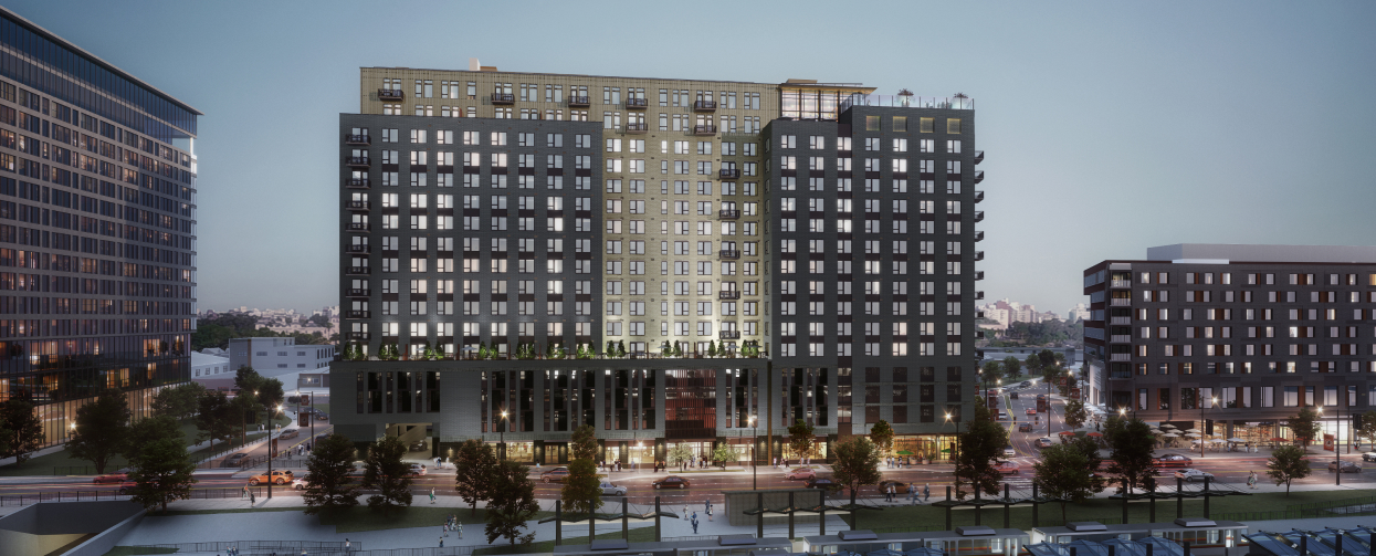 FoundryLine Facade Building Rendering