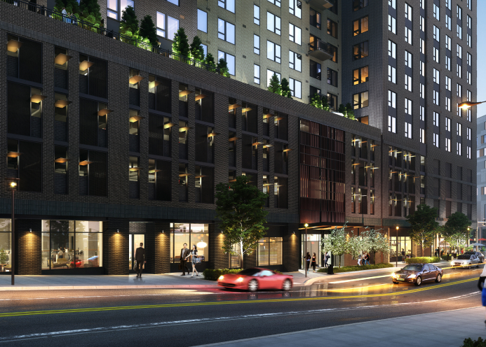 FoundryLine Facade Building Rendering